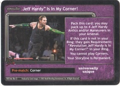 Revolution Jeff Hardy Is In My Corner!